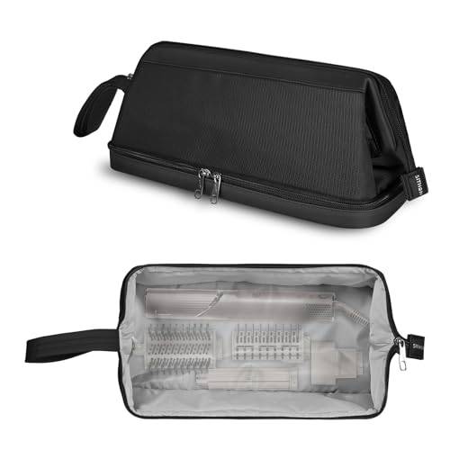 SITHON Resväska för Dyson Airwrap style, dubbla lager bärväska för Airwrap frisyrverktyg och tillbehör, förvaringsväska för Dyson Supersonic hårtork (endast väska) (svart)