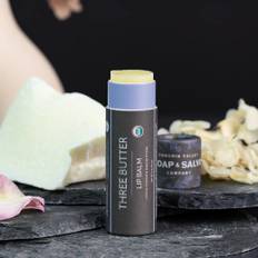 Lip Balm: Three Butter parfumefri økologisk læbebalsam stick XXL 8,5 g