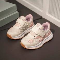1 par pojkar och flickor Casual våriga utomhussportskor - Beige (EUR20,EUR21,EUR22,EUR23,EUR24,EUR25,EUR26,EUR27)