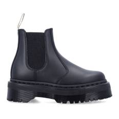 Dr. Martens, Sko, Dame, Sort, 40 EU, Læder, Chelsea-støvler med lukket platform