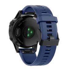 Garmin Fenix 7 justerbar urrem - midnatsblå