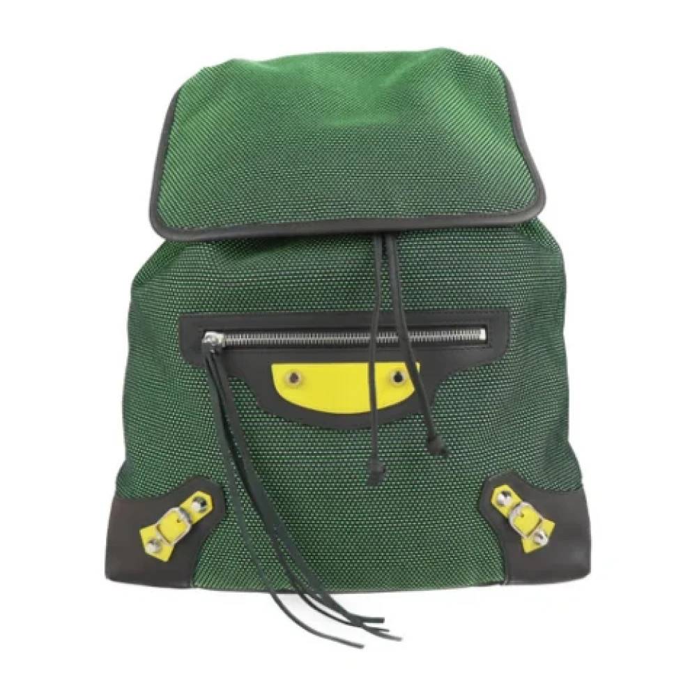Balenciaga Vintage Pre-owned Stof balenciaga-tasker - Vintage - Dame - Grøn - ONE SIZE - Tyl