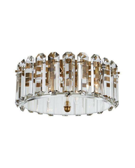 Bonnington Medium Flush Mount Antique Brass