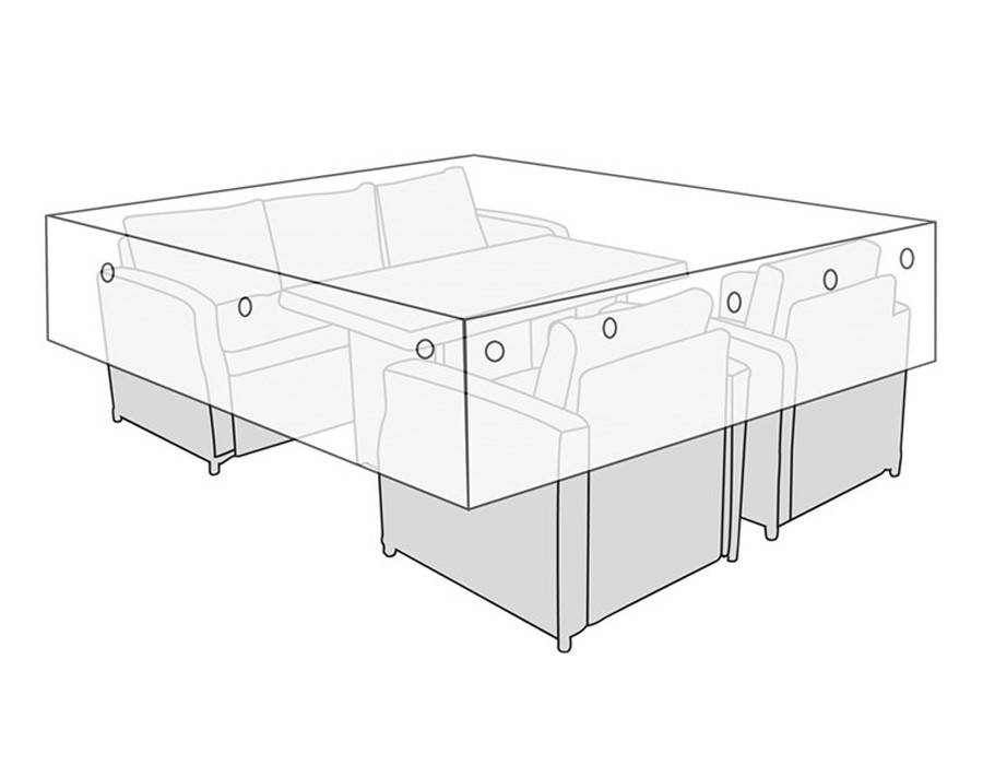 Overtræk 220x195x76 cm.