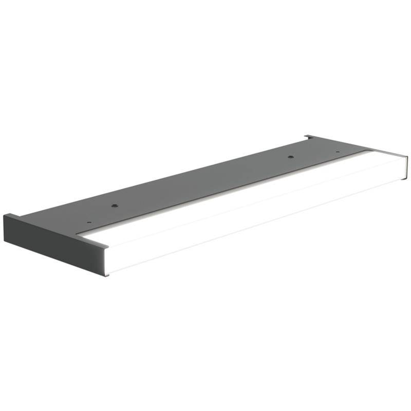 SVEDBERGS Badrumsbelysning Dovre Vit Matt LED (Bredd: 55 cm Kulör: Grafitgrå)