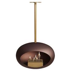 Le Feu Bietanol Kamin Sky Mocca Mat med Stativ Rose Guld 120 cm