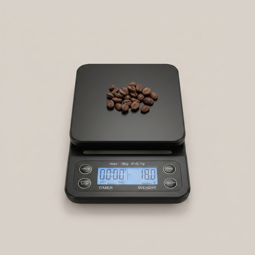 Bilancia digital kaffevægt.