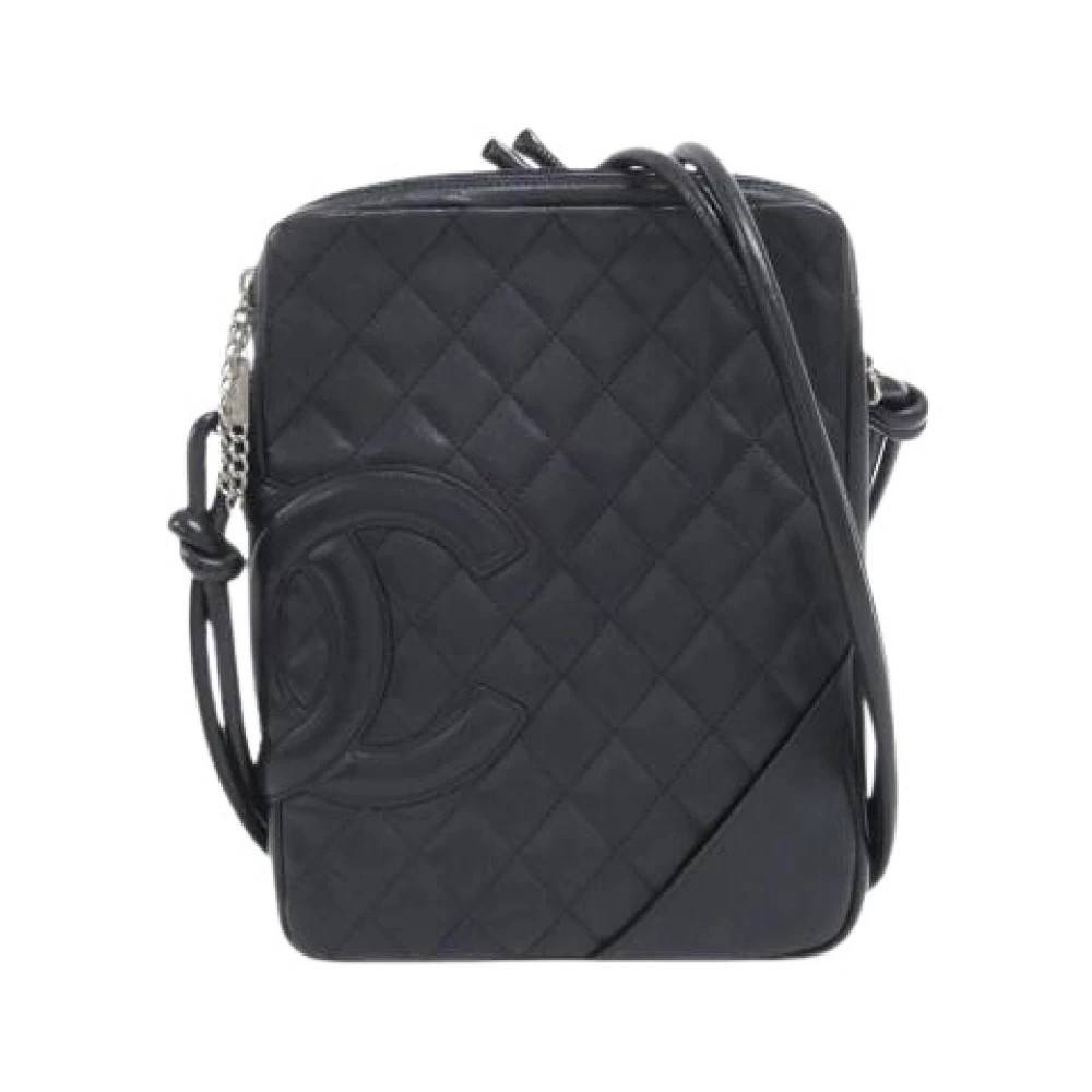 Chanel Vintage Pre-owned Vintage Skuldertaske - Vintage - Dame - Sort - ONE SIZE - Uld