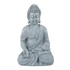 Siddende Buddha figur 18 cm