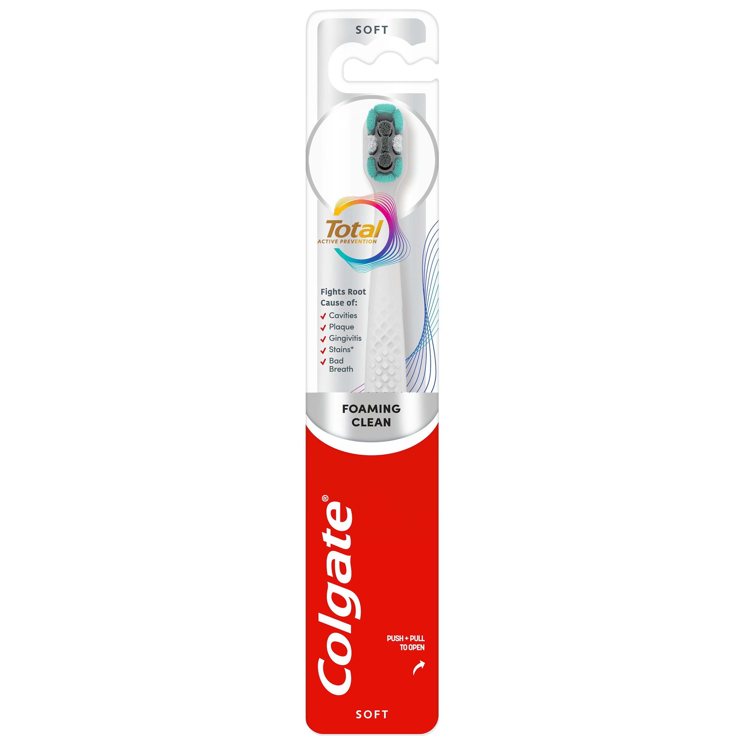 Colgate Toothbrush Total Foaming Clean Soft 1 st