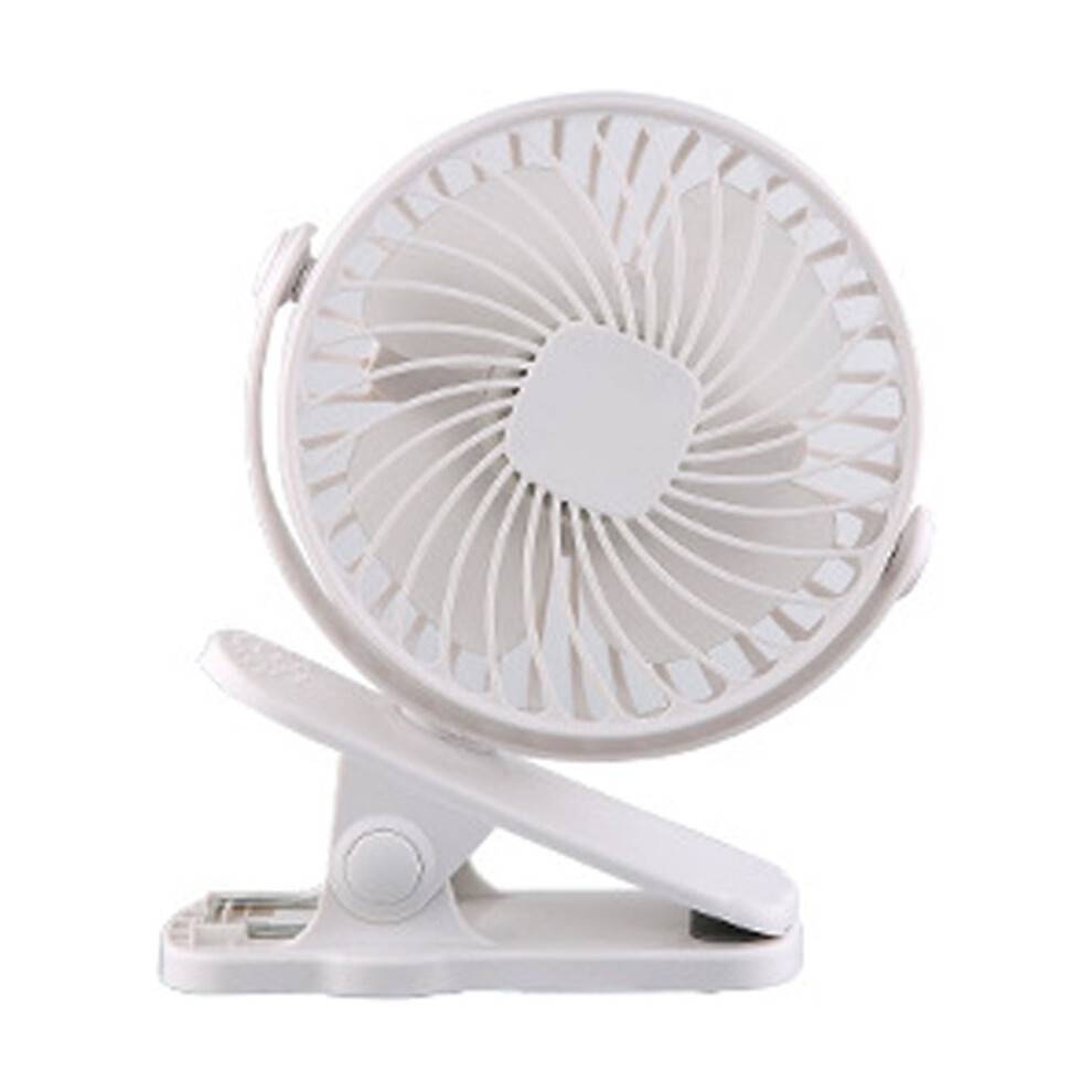 Ventilator af klipsen, 6 tommer, lille ventilator med 3 hastigheder og en stærk strøm af USB mini mute klipsventilator, 2600 mAh, udsalg