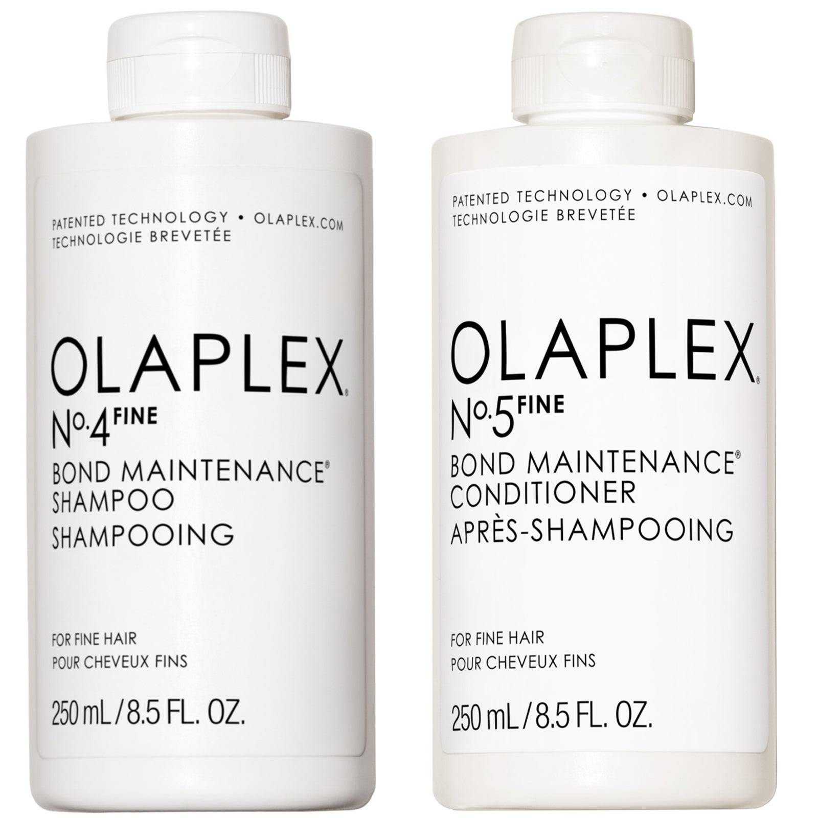 Olaplex No.4 and No.5 Fine Shampoo and Conditioner Duo 250ml