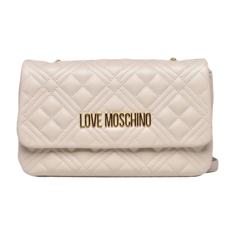 Love Moschino Tracolla skuldertaske - Tasker - Dame - Hvid - ONE SIZE - Uld