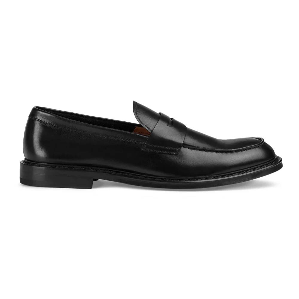 Doucal's - Mocassino Penny Nappato Skor - Herr - 40 1/2 EU - Läder