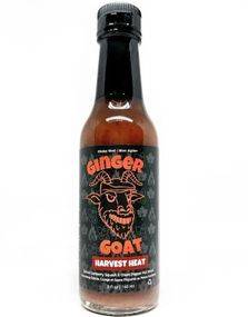 Ginger Goat Harvest Heat Hot Sauce - Stark, Söt Och Syrlig Chilisaus Med Ghost Pepper 148 ml (Canada)