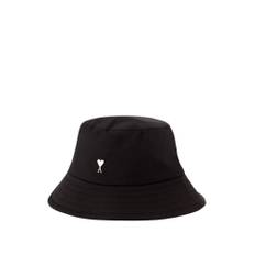 Ami Paris, Tilbehør, unisex, Sort, 58 CM, Bomuld, Sort Syntetisk Bucket Hat Acetat