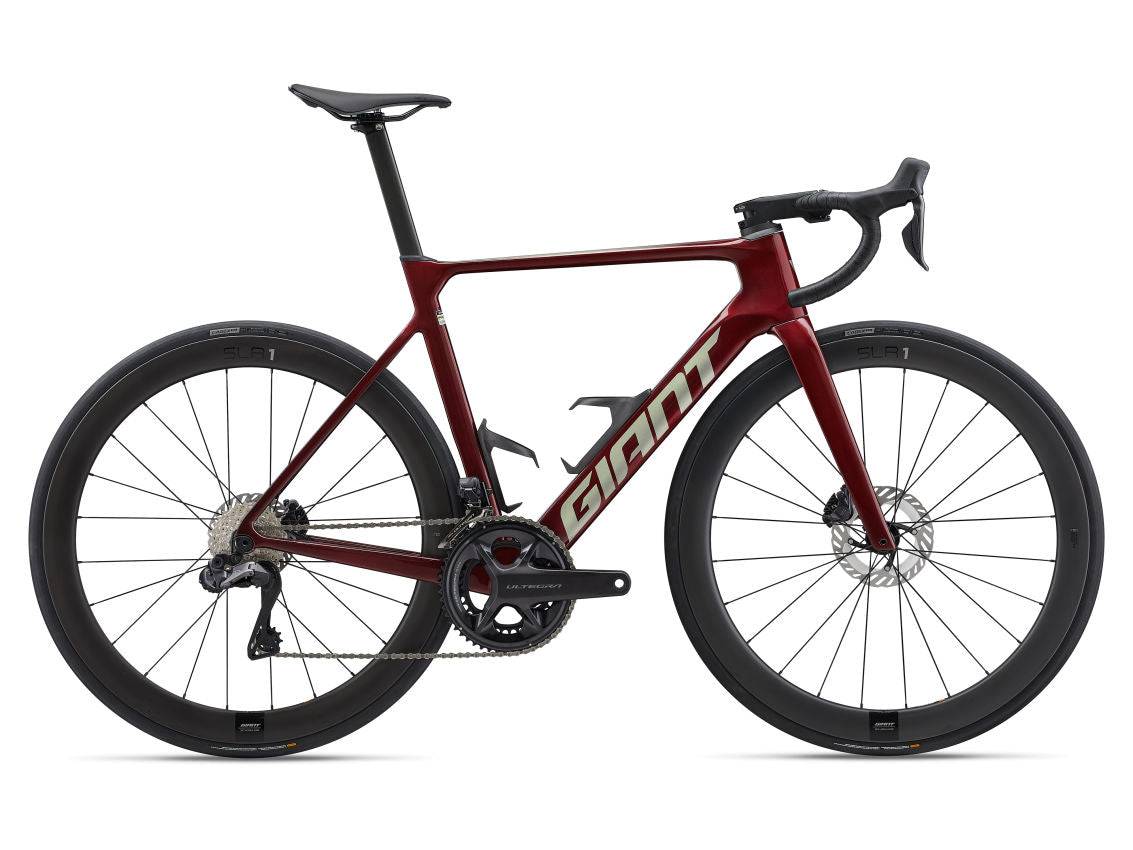Giant Propel Advanced Pro 0 2024 - Shimano Ultegra Di2 12sp - Giant SLR 1 50 Carbon - 023 / S / Sangria (S)