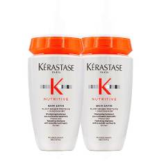 Kerastase Nutritive Duo Pack: Bain Satin 1 Shampoo For Normal to Slightly Dry Hair 250ml x 2