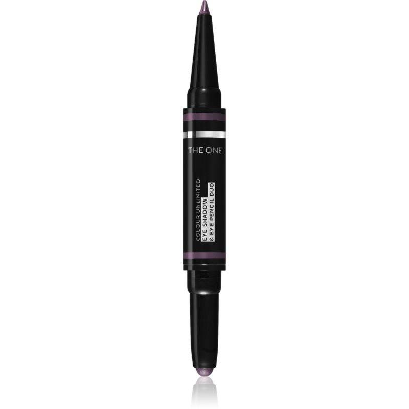 Oriflame The One Colour Unlimited Ögonskugga och ögonpenna 2-i-1 Skugga Frosted Purple 1,2 g