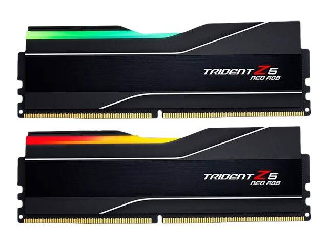 G.Skill Trident Z5 Neo RGB DDR5 64GB kit 6000MHz CL30 Ikke-ECC --> I externt lager, forväntat leveransdatum hos dig 29-07-2026