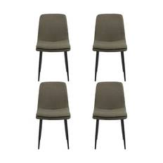 CASA Living Becca Spisebordsstol - 4 stk. - H 85,5 x B 46 x D 55 cm - Metal - Grøn