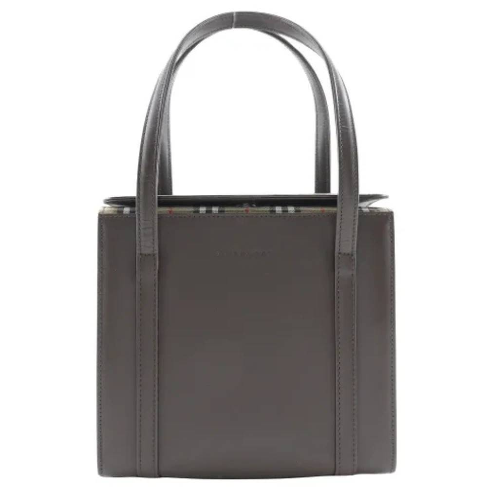 Burberry Vintage Pre-owned Laeder hndtasker - Vintage - Dame - Brun - ONE SIZE -