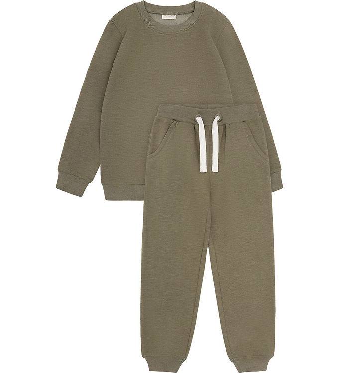 Minymo Sweatsæt - Vetiver - Minymo - 4 år (104) - Sweatsæt