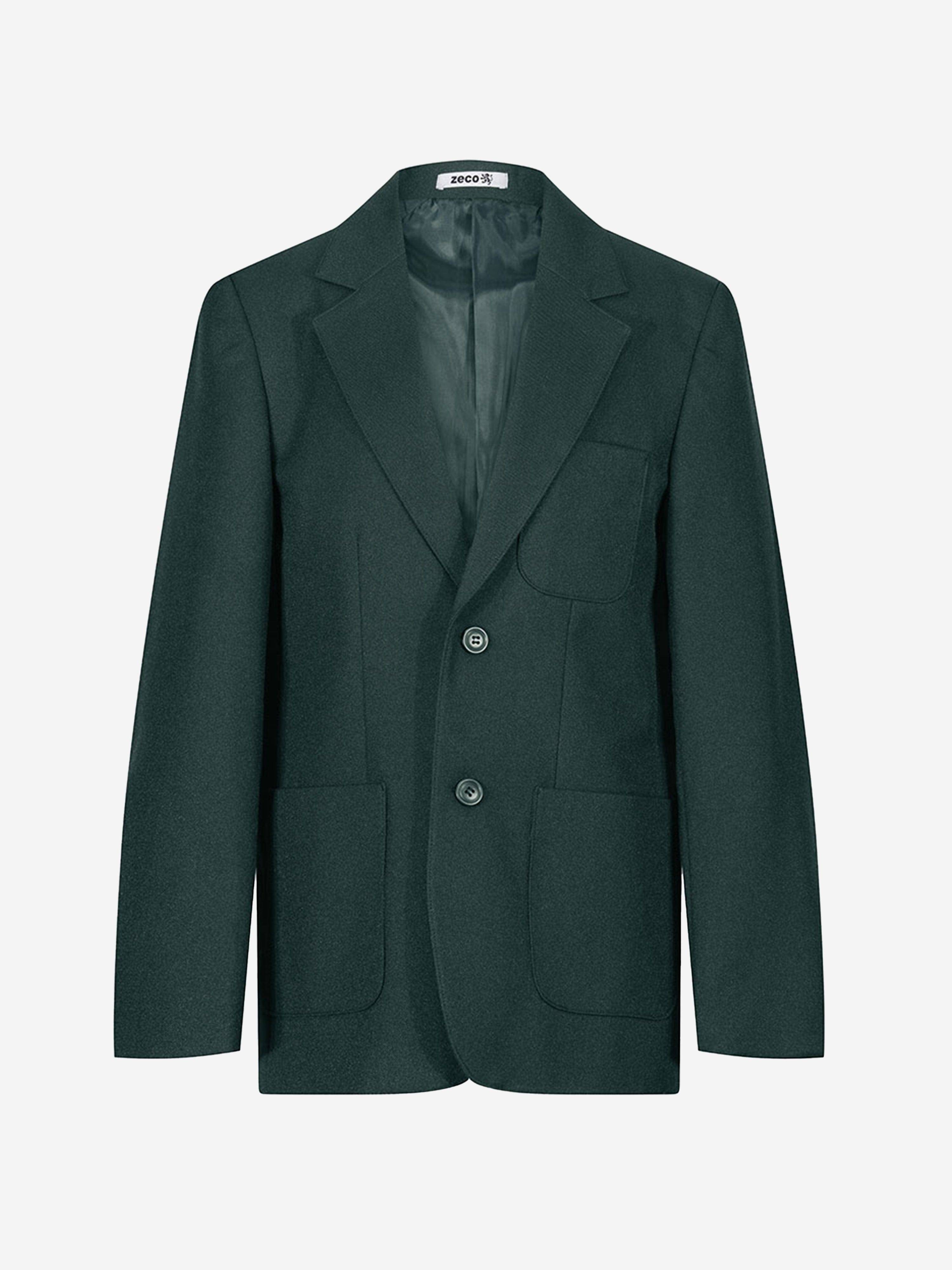Zeco Boys School Eco-Blazer in Green - Green / 14 Yrs (36" Chest) (14 Yrs (36" Chest))