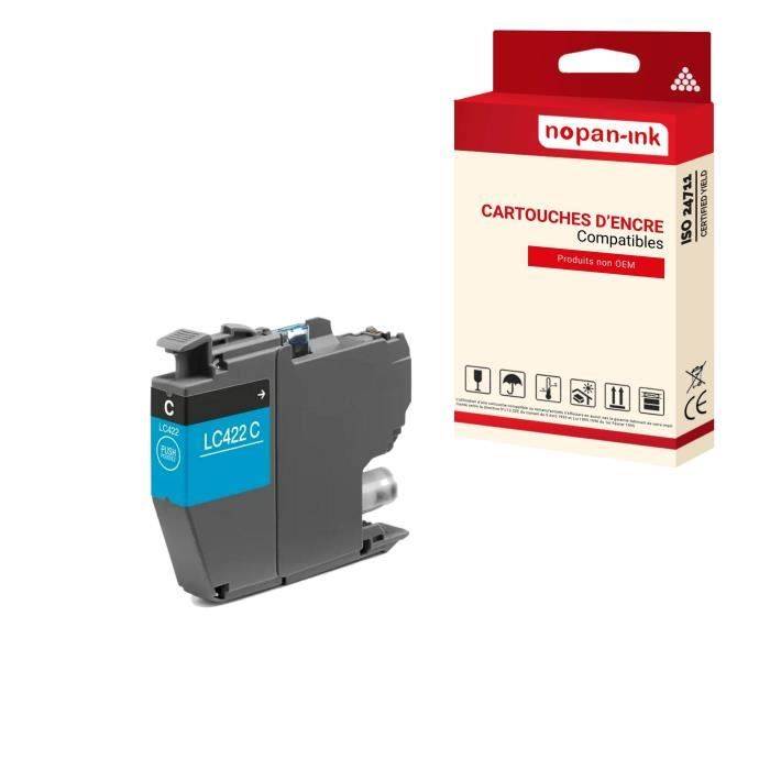Blækpatron - NOPAN-INK - LC422XL - Kompatibel - Cyan - 1500 Sider