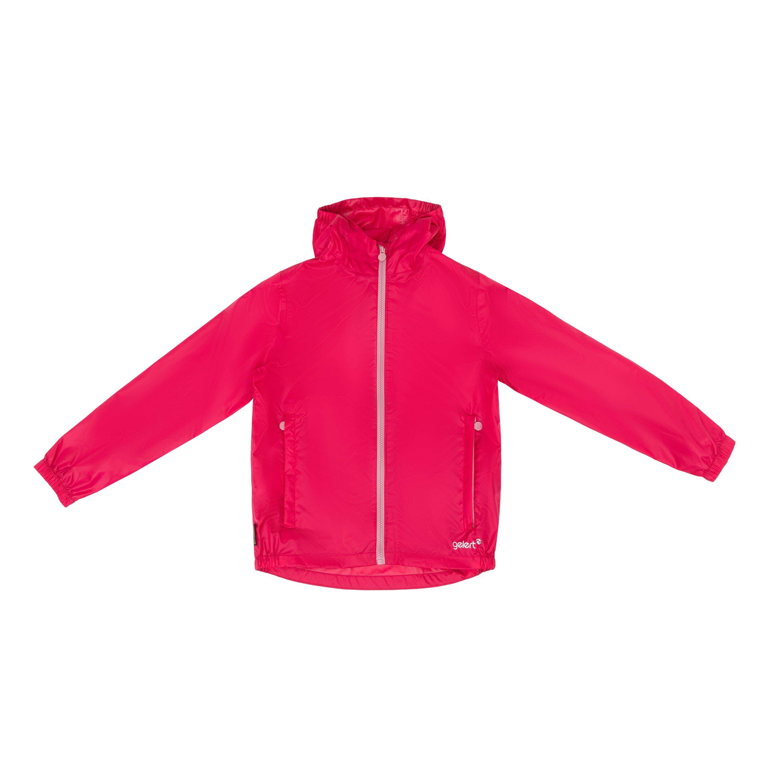 Gelert Unisex Kids Packaway Hooded Long Sleeve Waterproof Jacket