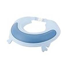 UPKOCH 1pc Lovely Cartoon Infant Shower Cap Silicone Vattentät Shampoo Hat (blå)