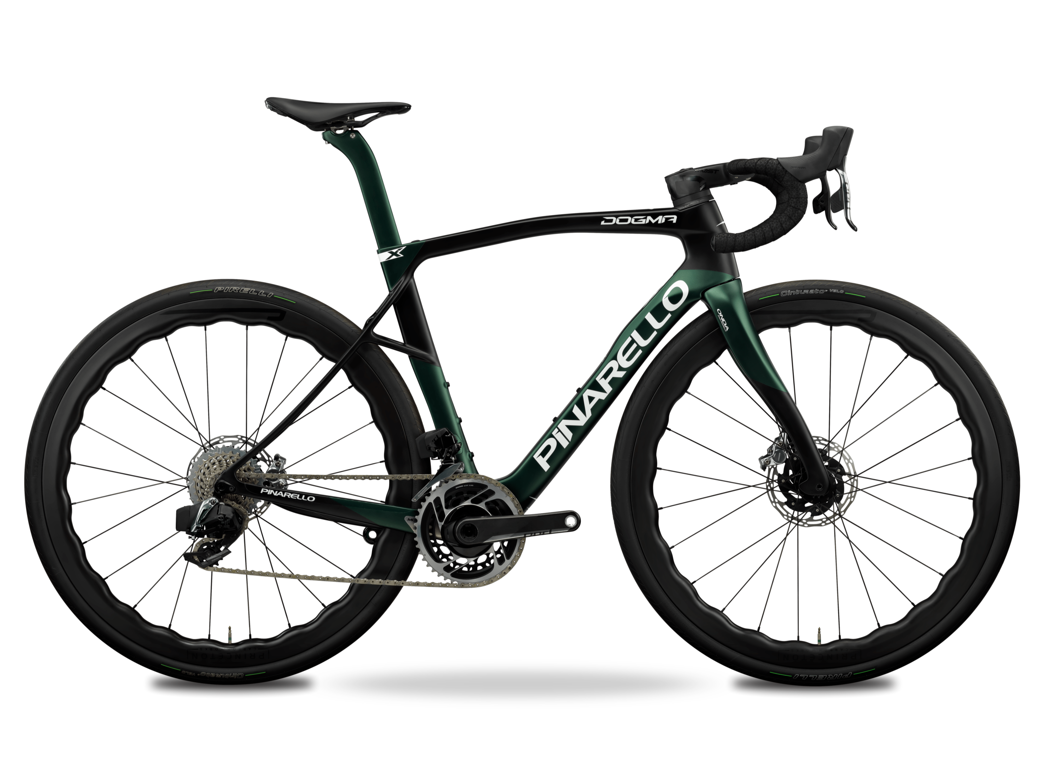 Pinarello F7 2024 - Shimano Ultegra R8170 Di2 2x12sp - MOST Ultrafast 45 DB - 029 / 595 / Furious black (595)