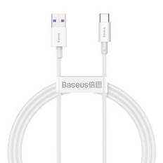 Superior USB - USB-C kabel 66W 6A 1m - hvid