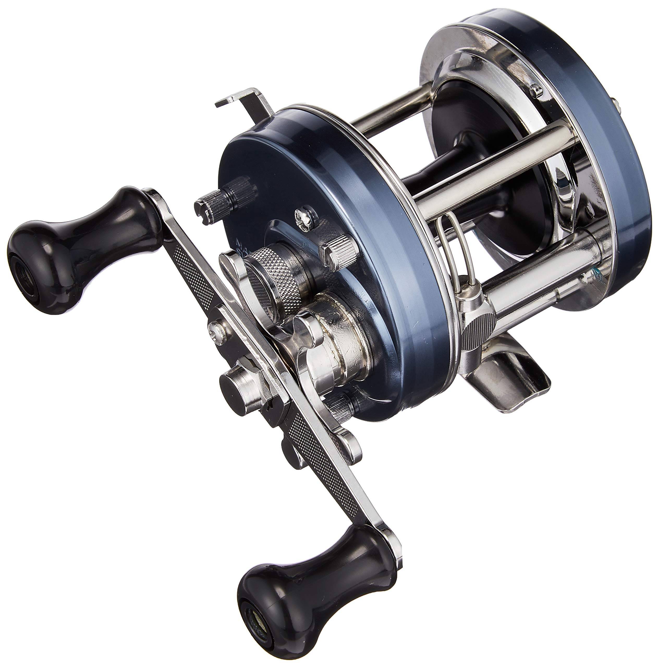 AbuGarcia Ambassadeur 5500CS Rocket Double Handle Topwater Reel for and Catfish Blue-Gray Right-Handed Bass, Snakehead,