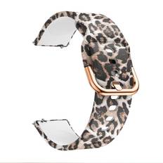 Samsung Galaxy Watch Active Armband i silikon, leopard