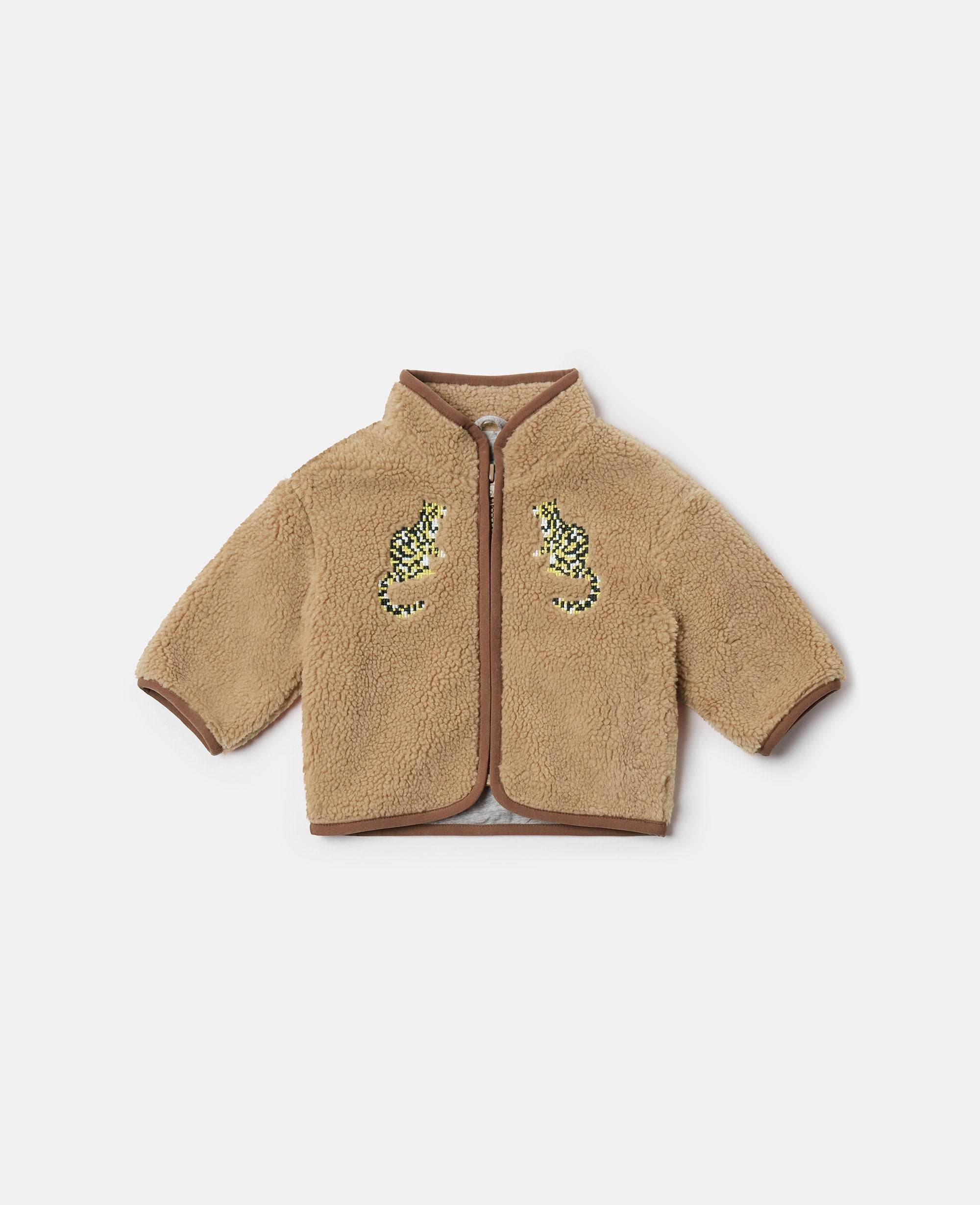 Stella McCartney - Leopard Teddy Jacket, , Size: 6M