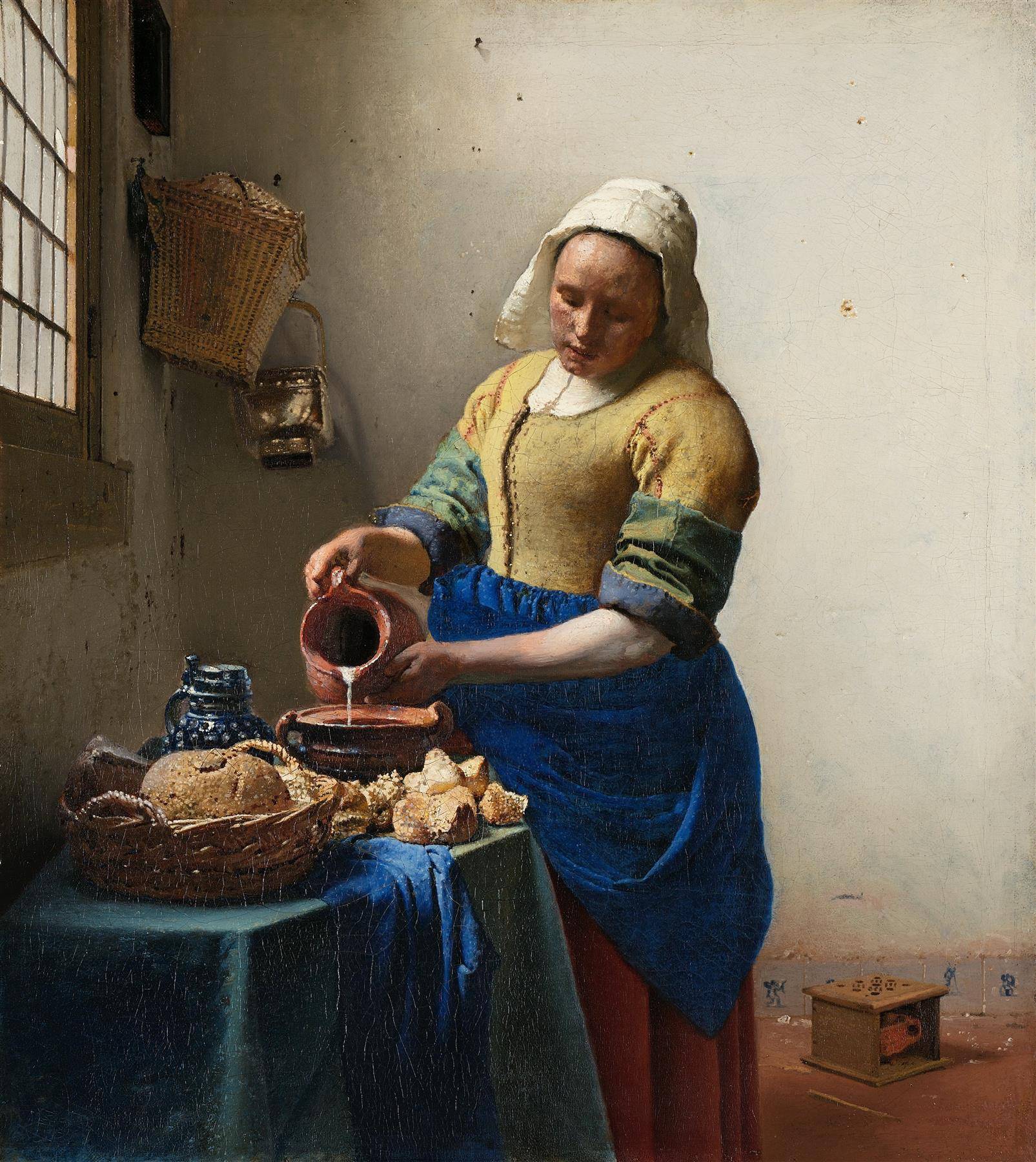 The Milkmaid by Johannes Vermeer 1000 or 500 Piece Jigsaw Puzzle - 500