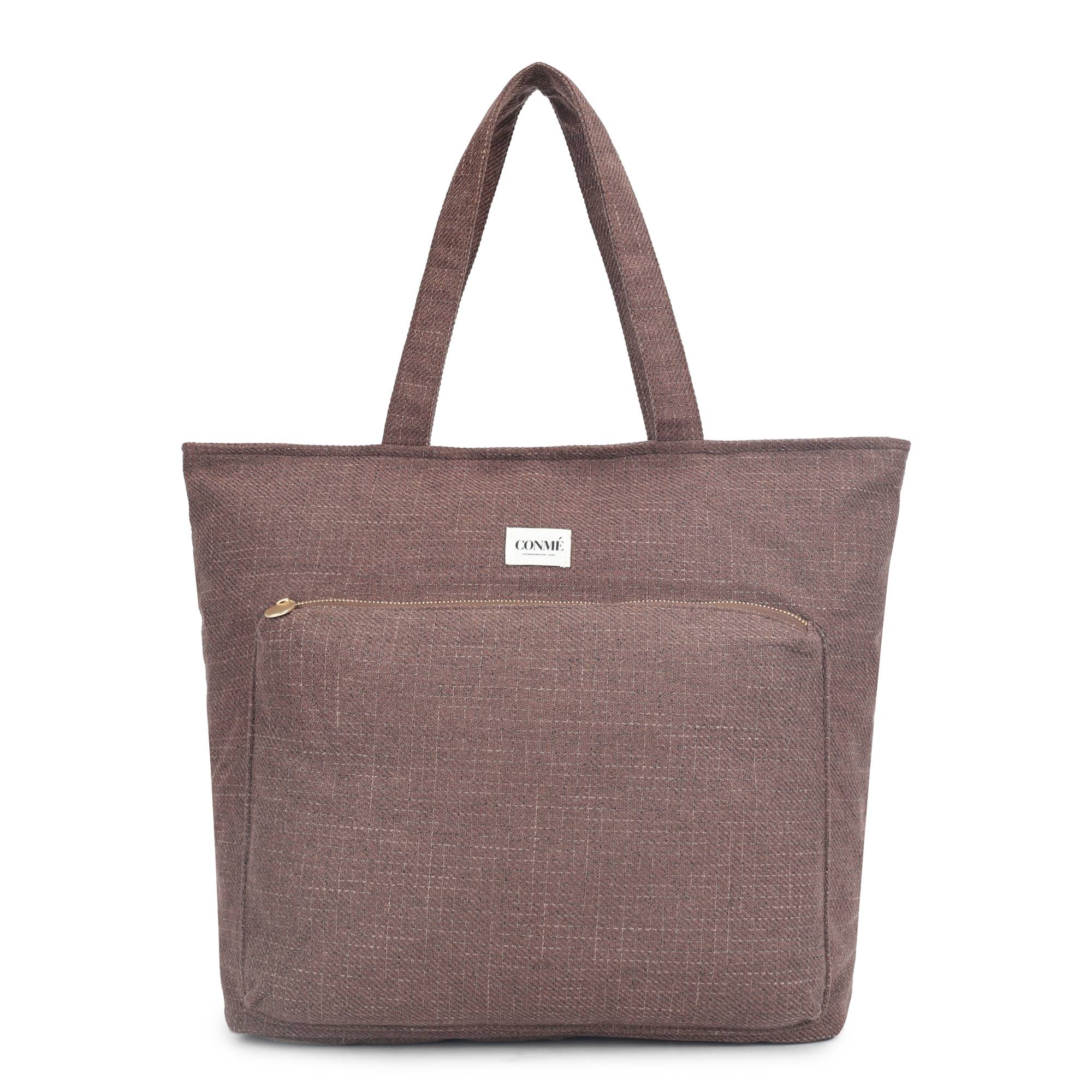 Conmé Shopper Andrea Tweed - Brun