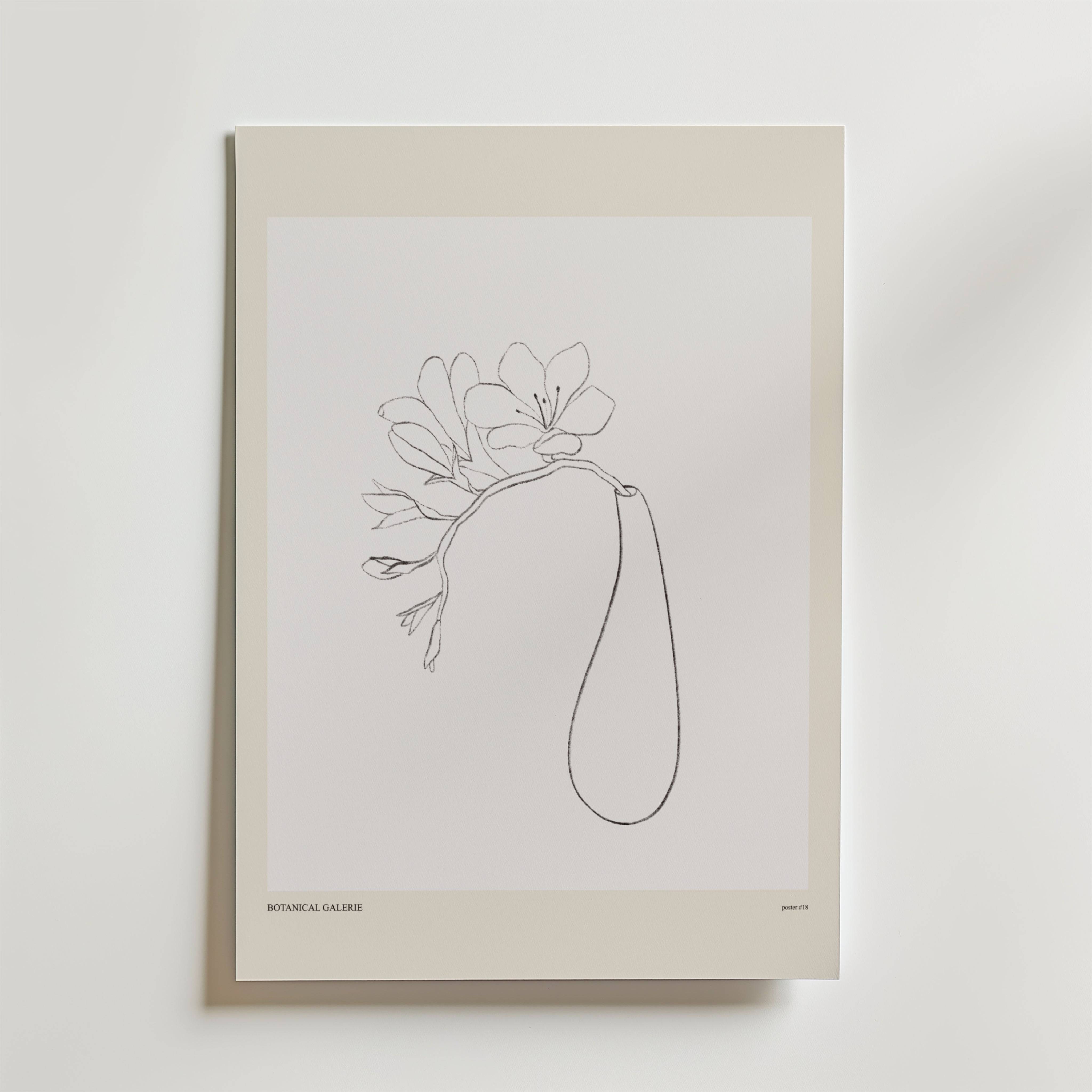 Soft As Silence Poster - Premium Canvas 50x70 cm