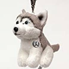 Husky Blue Eye släde hund mjuk leksak plysch hund nyckelknippa Talisman