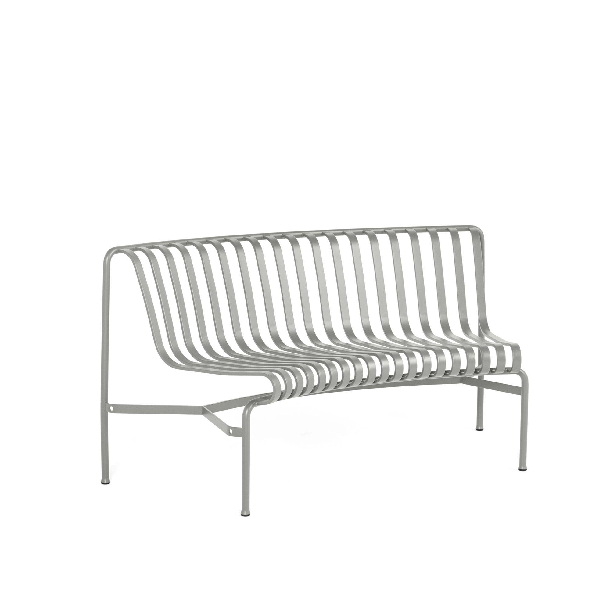 HAY - Palissade Park Dining Bench - Sky grey In - Trädgårdsbänkar - Ronan & Erwan Bouroullec - Grå