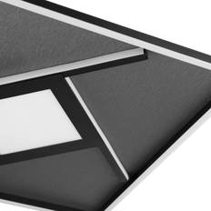 Brilliant LED loftslampe Hardy, Sort, Stue/spisestue, Tekstil/stof/silke, Moderne