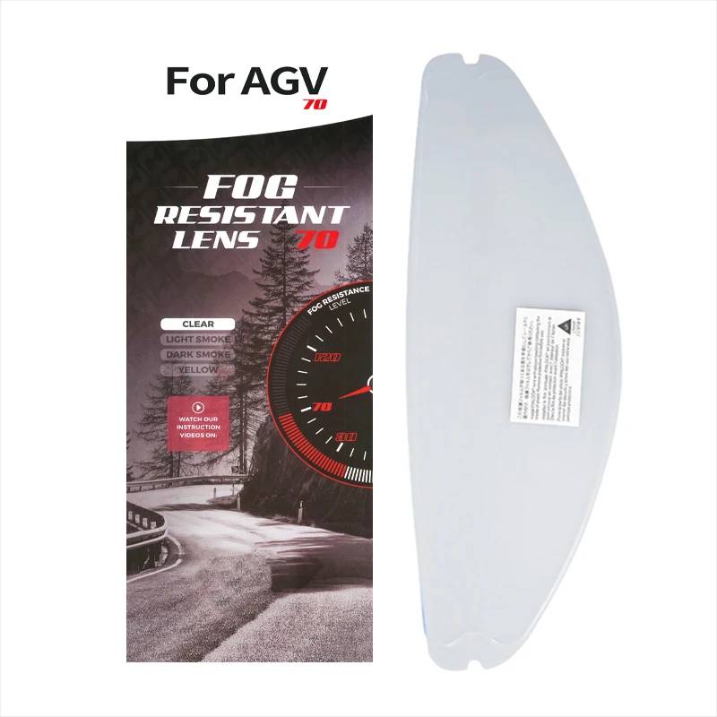 Motorcycle Helmet Visor Film Anti Fog for AGV PISTA GPRR CORSA Race3 Lens Anti Fog Film Motorcycle Helmet Accessories
