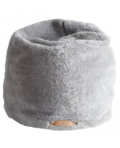 LILLY - Fårskinns Saccosäck - Granit Ø60xH100cm
