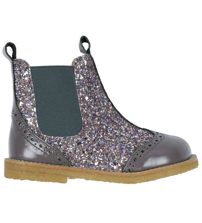 Angulus Kängor - Chelsea - Lavender/Pastel m. Glitter - Angulus - 28 - Kängor