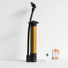 1 st. Mini Bärbar Luft pump Med Nålar , För Basketboll Fotboll Fotboll Bollar , Volleyboll , Cykel - Guld (S)