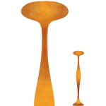 E.T.A gulvlampe fra Kundalini - Orange