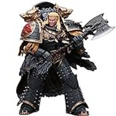 JOYTOY 1/18 actionfigur Warhammer 40 000 Space Wolves Leman Russ Primarch of The VIth Legion 17,78 cm samlarobjekt statyett gåvor, leksaker för barn över 15 och vuxna