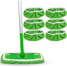 Genanvendelige mikrofibermoppepuder, der er kompatible med Swiffer Sweeper-erstatning til husholdningsrengøring 6