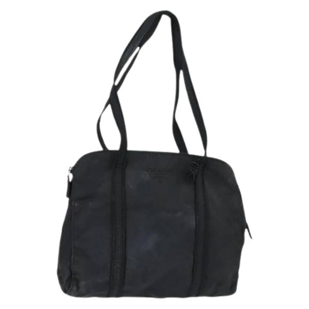 Prada Vintage Pre-owned Nylon Skuldertaske - Vintage - Dame - Sort - ONE SIZE - Uld